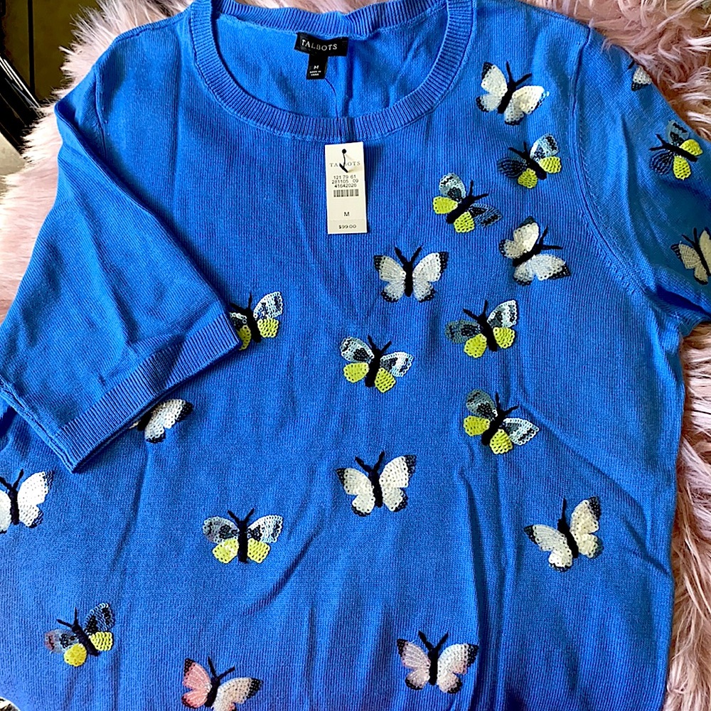 Talbots short sleeve sweater